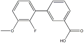 3-(2-Fluoro-3-methoxyphenyl)benzoic acid Struktur