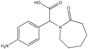 (4-Amino-phenyl)-(2-oxo-azepan-1-yl)-acetic acid Struktur