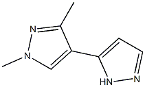 1',3'-Dimethyl-2H,1'H-[3,4']bipyrazolyl-5- Struktur