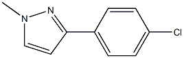 3-(4Chlorophenyl)-1-methyl-1H-pyrazole Struktur