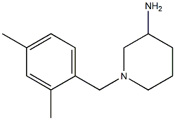 1-(2,4-dimethylbenzyl)piperidin-3-amine Struktur