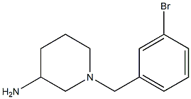 1-(3-bromobenzyl)piperidin-3-amine Struktur