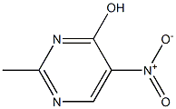 2-methyl-5-nitropyrimidin-4-ol Struktur