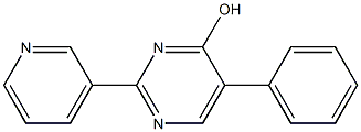 5-phenyl-2-pyridin-3-ylpyrimidin-4-ol Struktur