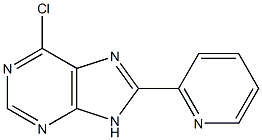 6-chloro-8-pyridin-2-yl-9H-purine Struktur