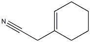 1-CYLCOHEXENYL ACETO NITRILE Struktur