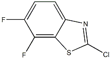 2-CHLORO-6,7-DIFLUORO-BENZOTHIAZOLE Struktur