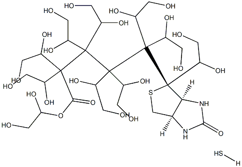 BIOTIN-DECA(ETHYLENE GLYCOL)-DISULFID Struktur