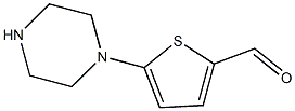 5-(N1-PIPERAZINYL)THIOPHENE-2-CARBOXALDEHYDE Struktur