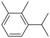 1,2-dimethyl-3-isopropylbenzene Struktur