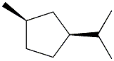 1-methyl-cis-3-isopropylcyclopentane Struktur