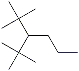 2,2-dimethyl-3-tert-butylhexane Struktur