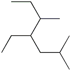 2,5-dimethyl-4-ethylheptane Struktur