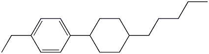 1-(4-PENTYLCYCLOHEXYL)-4-ETHYLBENZENE Struktur