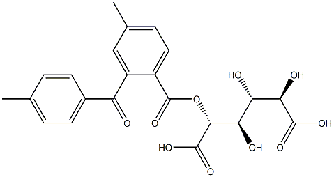 DI-O-TOLUOYL-L-TARARIC ACID Struktur