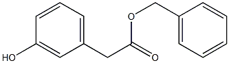 3-HYDROXYPHENYLACETIC ACID BENZYL ESTER Struktur