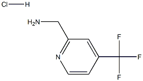 4-TRIFLUOROMETHYL-2-AMINOMETHYLPYRIDINE HYDROCHLORIDE Struktur