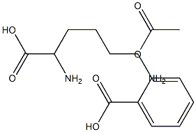 DL-LYSINE ACETYLSALICYLIC ACID Struktur