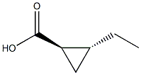 CYCLOPROPANE CARBOXYLIC ACID (-2 HYDROXMETHYL)METHYL ESTER TRANS Struktur