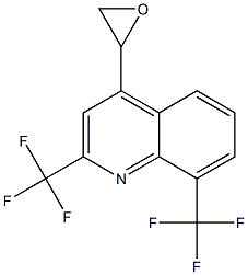 4-OXIRANYL-2,8-BIS-TRIFLUOROMETHYL-QUINOLINE Struktur