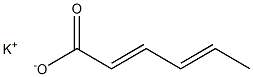 POTASSIUM SORBATE (POWDER) Struktur