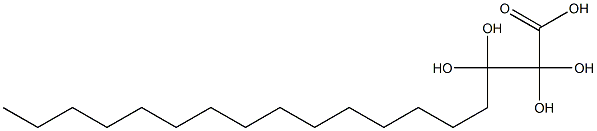 tetrahydroxystearic acid Struktur