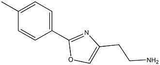 2-[2-(4-METHYLPHENYL)-1,3-OXAZOL-4-YL]ETHANAMINE Struktur