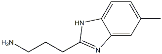 3-(5-METHYL-1H-BENZIMIDAZOL-2-YL)PROPAN-1-AMINE Struktur