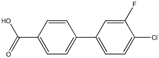 4-(4-CHLORO-3-FLUOROPHENYL)BENZOIC ACID 97% Struktur