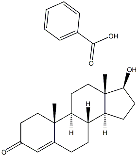 17BETA-HYDROXY-4-ANDROSTEN-3-ONEBENZOATE Struktur