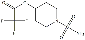 1-(AMINOSULFONYL)PIPERIDIN-4-YL TRIFLUOROACETATE Struktur