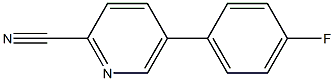 5-(4-FLUOROPHENYL)PYRIDINE-2-CARBONITRILE, 95+% Struktur