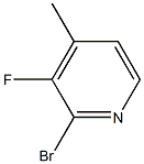 2-BROMO-3-FLUORO-4-METHYLPYRIDINE ,98% Struktur