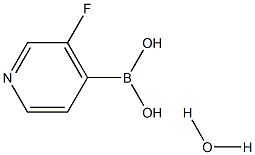 3-FLUORO-4-PYRIDINEBORONIC ACID HYDRATE 98% Struktur