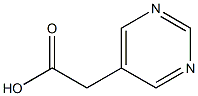 2-(PYRIMIDIN-5-YL)ACETIC ACID,PURITY:95% MIN(HPLC) Struktur