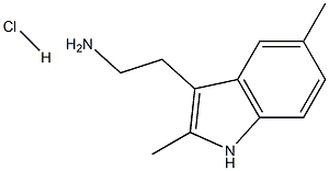 2-(2,5-DIMETHYL-1H-INDOL-3-YL)-ETHYLAMINEHYDROCHLORIDE Struktur