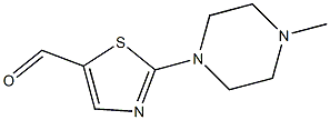 2-(4-METHYL-1-PIPERAZINO)THIAZOLE-5-CARBOXALDEHYDE Struktur