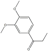 (3,4-DIMETHOXY PHENYL)-2-METHYL ETHANONE Struktur