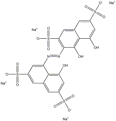 8-(1 8-DIHYDROXY-3 6-DISULFO-2-NAPHTHYLAZO)-1-NAPHTHOL-3 6-DISULFONIC ACID TETRASODIUM SALT 97% Struktur