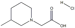 (3-METHYL-PIPERIDIN-1-YL)-ACETIC ACIDHYDROCHLORIDE Struktur