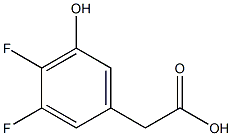 2-(3,4-DIFLUORO-5-HYDROXYPHENYL)ACETIC ACID Struktur