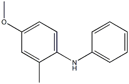 N-PHENYL-2-METHYL-4-METHOXYANILINE Struktur