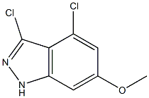 3,4-DICHLORO-6-METHOXYINDAZOLE Struktur