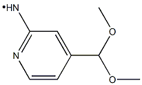 4-(DIMETHOXYMETHYL)PYRIDINE-2-AMINO Struktur