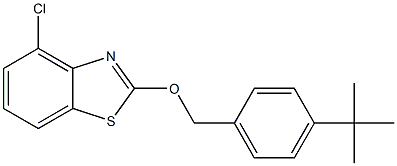 2-(4-TERT-BUTYL-BENZYLOXY)-4-CHLORO-BENZOTHIAZOLE Struktur