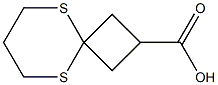 5,9-Dithia-spiro[3.5]nonane-2-carboxylic acid
 Struktur