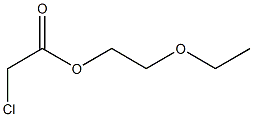 Chloro-acetic acid 2-ethoxy-ethyl ester Struktur