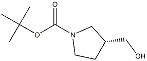 1-BOC-(R)-3-HYDROXYMETHYLPYRROLIDINE Struktur