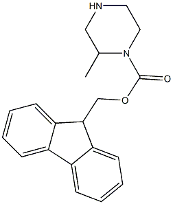 1-Fmoc-2-methylpiperazine Struktur