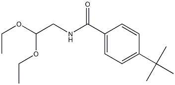 4-Tert-Butyl-N-(2,2-Diethoxyethyl)Benzamide Struktur